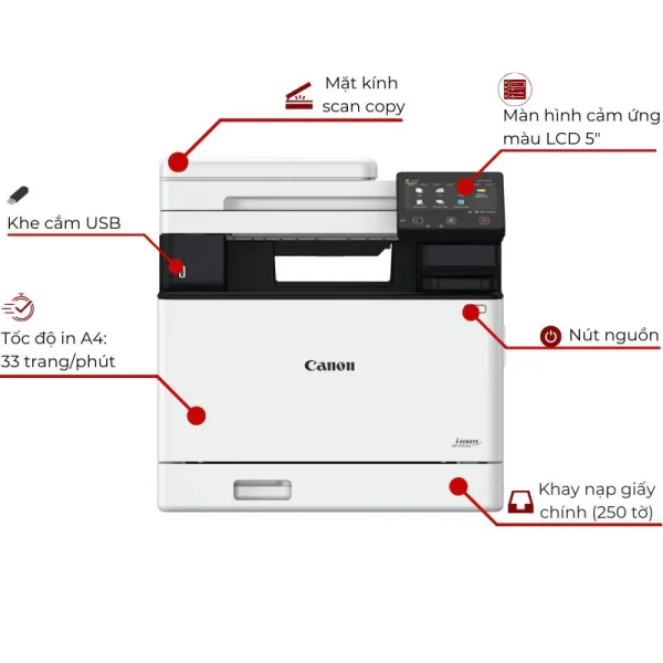 Máy in laser màu đa năng Canon imageCLASS MF752Cdw