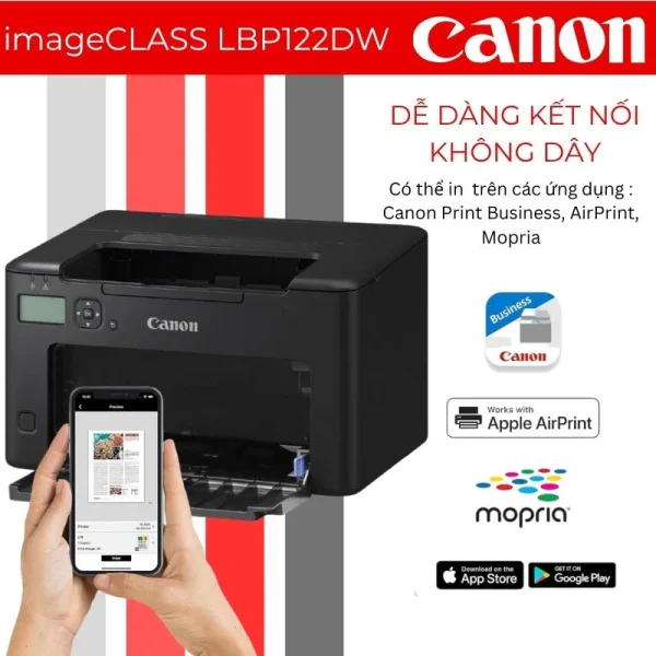Máy in laser trắng đen Canon imageCLASS LBP122DW