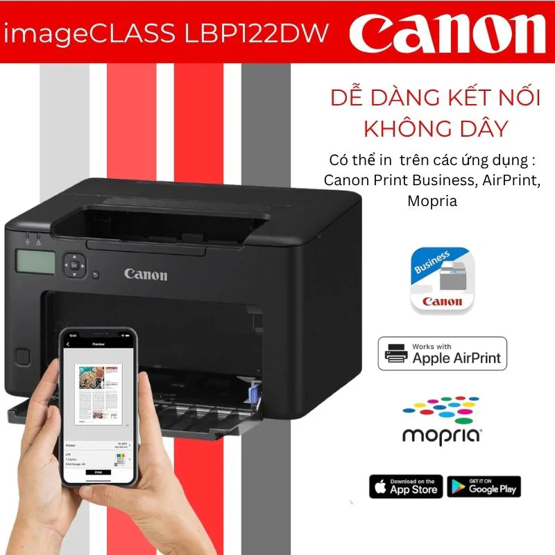 Máy in laser trắng đen Canon imageCLASS LBP122DW
