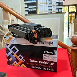 Hộp mực HP CF289A Halloya có chip theo catalogue AT Việt Nam – hình ảnh vỏ hộp và cartridge
