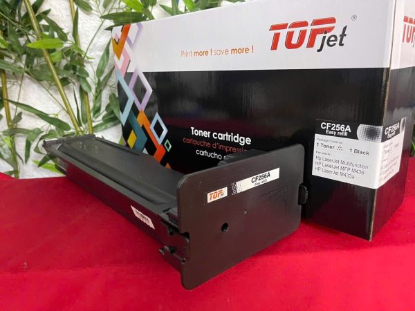 Hộp mực Topjet CF256A và bao bì Topjet cho máy HP M433 M436