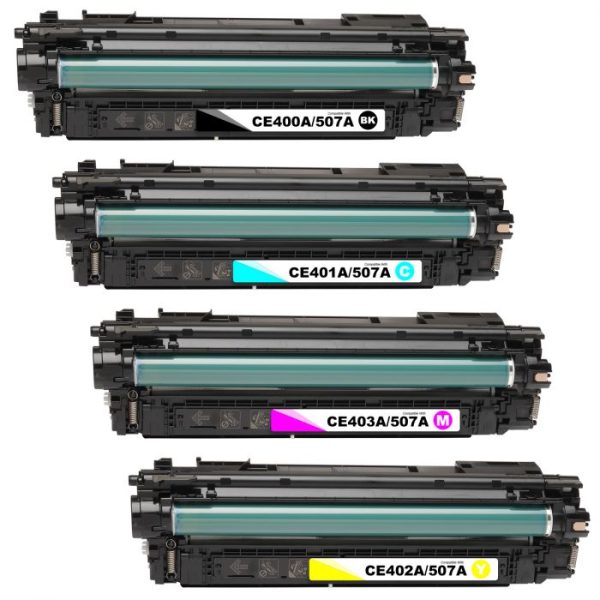 Ảnh tham khảo mã tương thích CE400A CE401A CE402A CE403A HP 507A