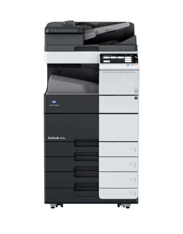 Konica Minolta bizhub 458e – ảnh minh họa từ hãng, phụ kiện tùy chọn