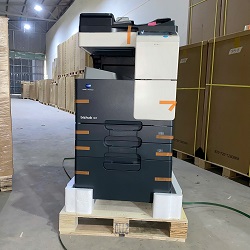 Máy photocopy đen trắng Konica Minolta bizhub 367 Renew - ảnh máy thực tế tại kho AT Việt Nam