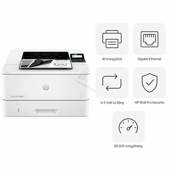 Máy in laser trắng đen HP LaserJet Pro 4003dn