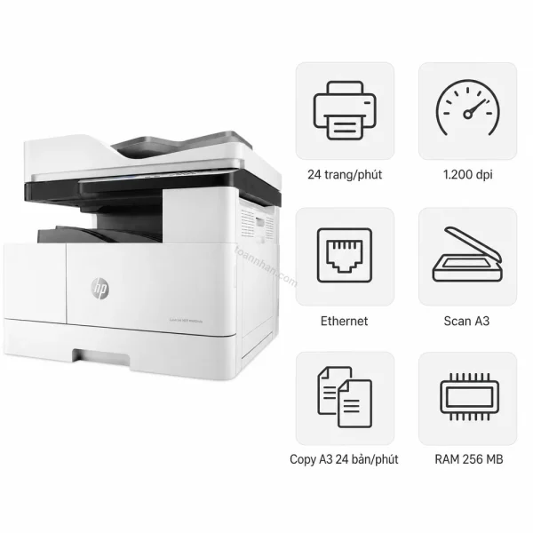 Máy in laser trắng đen đa năng HP LaserJet MFP M440N khổ A3