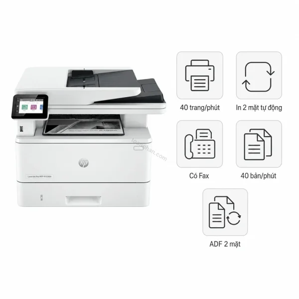 Máy in laser trắng đen đa năng HP LaserJet Pro MFP 4103fdn